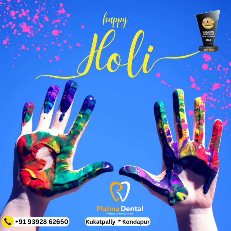 Dental Tips for a Safer Holi